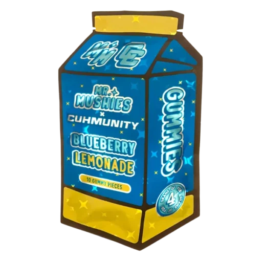 MrMushies x Cuhmunity Blueberry Lemonade Gummies